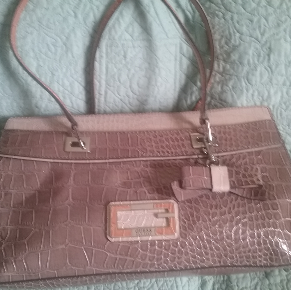 TriColor EastWest bag. Cross body strap included.